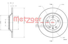 Brzdový kotouč METZGER 6110778