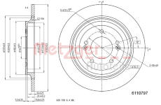 Brzdový kotouč METZGER 6110797