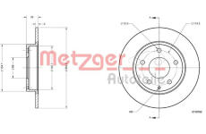 Brzdový kotouč METZGER 6110799