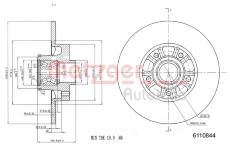 Brzdový kotouč METZGER 6110844