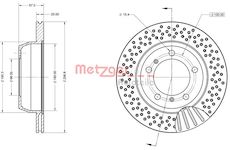 Brzdový kotouč METZGER AUTOTEILE 6110860