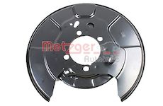 Ochranný plech proti rozstřikování, brzdový kotouč METZGER 6115260