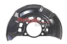 Ochranný plech proti rozstřikování, brzdový kotouč METZGER 6115311