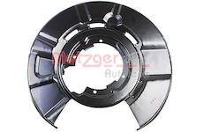 Ochranný plech proti rozstřikování, brzdový kotouč METZGER 6115425