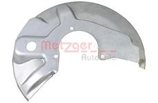 Ochranný plech proti rozstřikování, brzdový kotouč METZGER 6115432