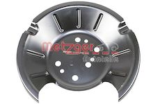 Ochranný plech proti rozstřikování, brzdový kotouč METZGER 6115475
