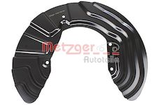 Ochranný plech proti rozstřikování, brzdový kotouč METZGER 6115482