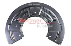 Ochranný plech proti rozstřikování, brzdový kotouč METZGER 6115484