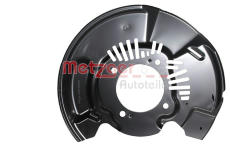 Ochranný plech proti rozstřikování, brzdový kotouč METZGER 6115576