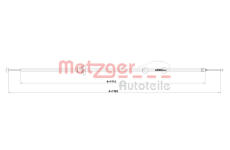 Lanko pro otevírání kapoty motoru METZGER 3160038