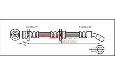 Brzdová hadice METZGER 4110073