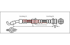 Brzdová hadice METZGER 4114061