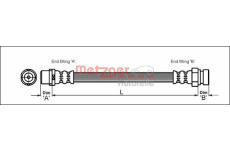 Brzdová hadice METZGER 4110348