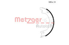 Sada brzdových čelistí, parkovací brzda METZGER MG 127