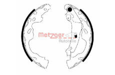 Sada brzdových čelistí METZGER MG 209