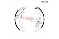 Sada brzdových čelistí METZGER AUTOTEILE MG 737