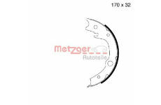 Sada brzdových čelistí, parkovací brzda METZGER AUTOTEILE MG 996