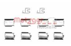 Sada příslušenství, obložení kotoučové brzdy METZGER 109-1246