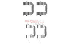 Sada prislusenstvi, oblozeni kotoucove brzdy METZGER AUTOTEILE 109-1722