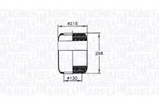 Mech, pneumaticke odpruzeni MAGNETI MARELLI 030607020035