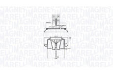 Mech, pneumaticke odpruzeni MAGNETI MARELLI 030607020271