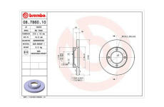 Brzdový kotouč MAGNETI MARELLI 360406019500