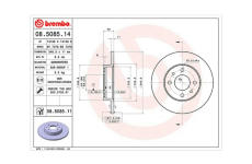 Brzdový kotouč MAGNETI MARELLI 360406021600