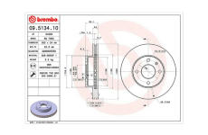 Brzdový kotouč MAGNETI MARELLI 360406024900