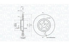 Brzdový kotouč MAGNETI MARELLI 360406211500
