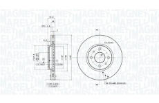Brzdový kotouč MAGNETI MARELLI 360406213500