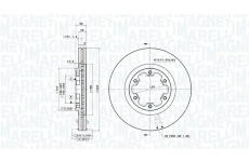 Brzdový kotouč MAGNETI MARELLI 360406220900