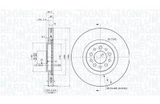 Brzdový kotouč MAGNETI MARELLI 360406011501