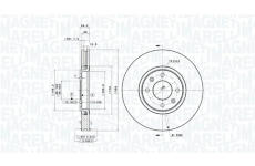 Brzdový kotouč MAGNETI MARELLI 360406018601