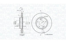Brzdový kotouč MAGNETI MARELLI 360406019601