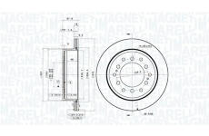 Brzdový kotouč MAGNETI MARELLI 360406071401