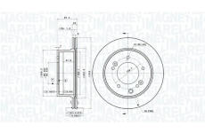 Brzdový kotouč MAGNETI MARELLI 360406078301