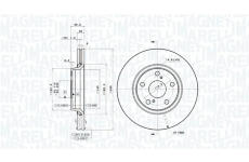 Brzdový kotouč MAGNETI MARELLI 360406080501