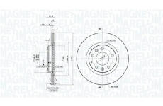 Brzdový kotouč MAGNETI MARELLI 360406081801