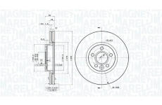 Brzdový kotouč MAGNETI MARELLI 360406087601