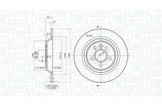 Brzdový kotouč MAGNETI MARELLI 360406095701