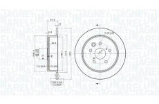 Brzdový kotouč MAGNETI MARELLI 360406100501