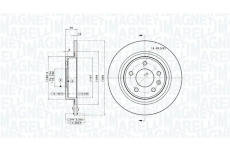 Brzdový kotouč MAGNETI MARELLI 360406107601