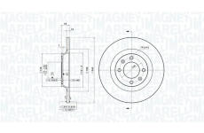 Brzdový kotouč MAGNETI MARELLI 360406116201