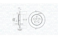 Brzdový kotouč MAGNETI MARELLI 360406116801