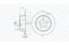 Brzdový kotouč MAGNETI MARELLI 360406119901