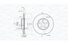 Brzdový kotouč MAGNETI MARELLI 360406120401
