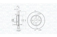 Brzdový kotouč MAGNETI MARELLI 360406126301