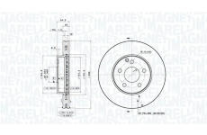 Brzdový kotouč MAGNETI MARELLI 360406161401