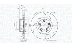 Brzdový kotouč MAGNETI MARELLI 360406163101