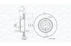 Brzdový kotouč MAGNETI MARELLI 360406199501
